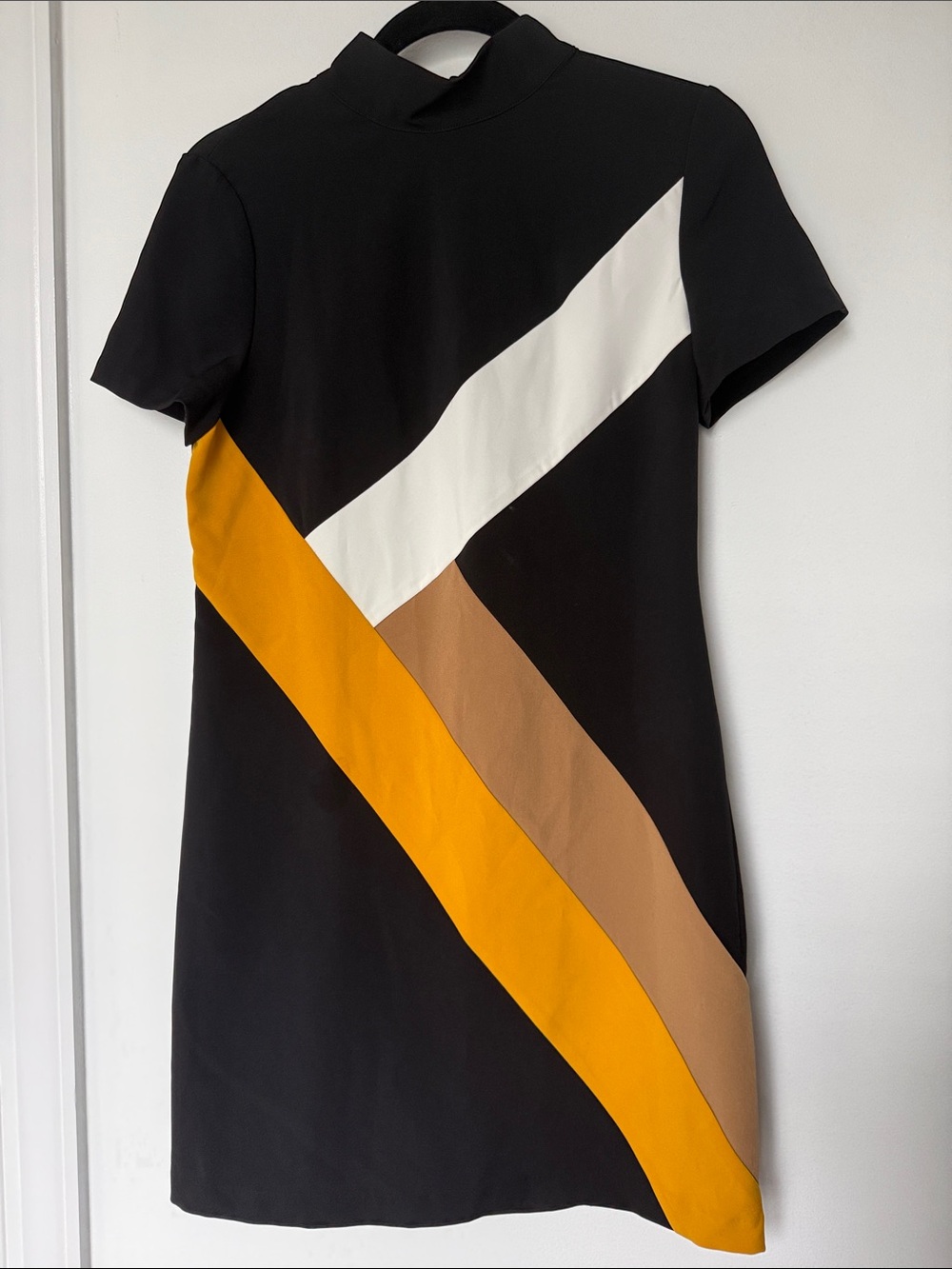 Karl Lagerfeld Black Color block Dress